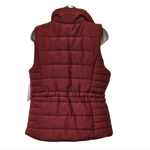 Copper Key Rustic Brown Zip Front Puffer Vest, Size XL Girls,NWT - Picture 2 of 16